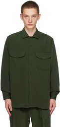 BEAMS PLUS Green Button Shirt