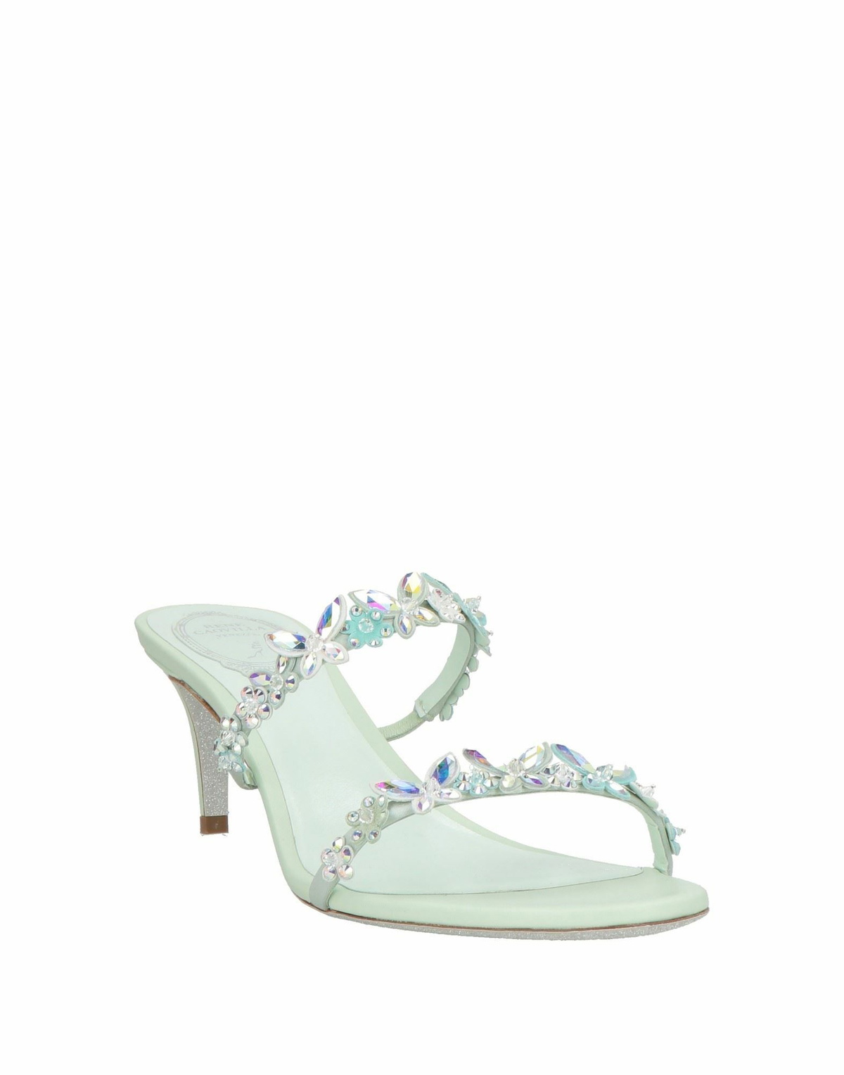 Rene' Caovilla Womens Sandals Light in Green