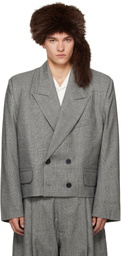 VAQUERA Gray Slouchy Blazer