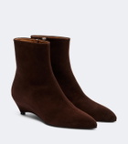 Jil Sander Suede ankle boots