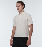 Saint Laurent - Cotton-blend piqué polo shirt