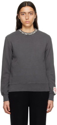 Golden Goose Gray Crystals Sweatshirt