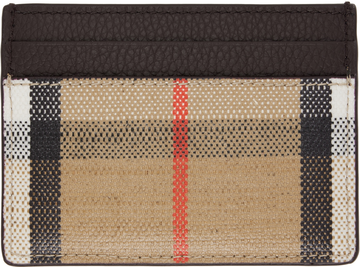 Burberry Beige Highlands Card Holder