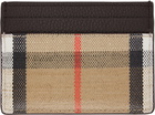 Burberry Beige Highlands Card Holder