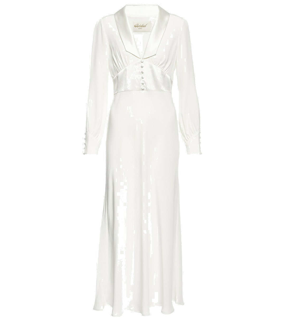 Rixo Bridal Jodie silk midi dress Rixo