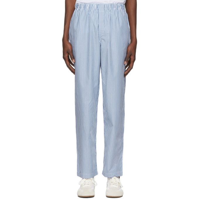 Photo: Sunspel Blue and White Striped Pyjama Pants