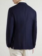 Dunhill - Cavendish 170s Wool Blazer - Blue