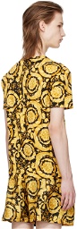 Versace Underwear Black & Yellow Barocco T-Shirt