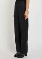 JW Anderson Tuxedo Straight-leg Trousers Black