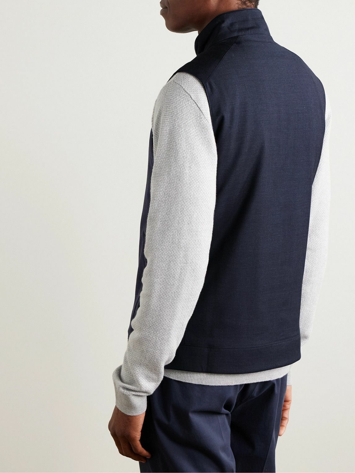 Peter Millar - Excursionist Lite Padded Wool Gilet - Blue