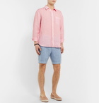 120% - Garment-Dyed Linen Shirt - Pink