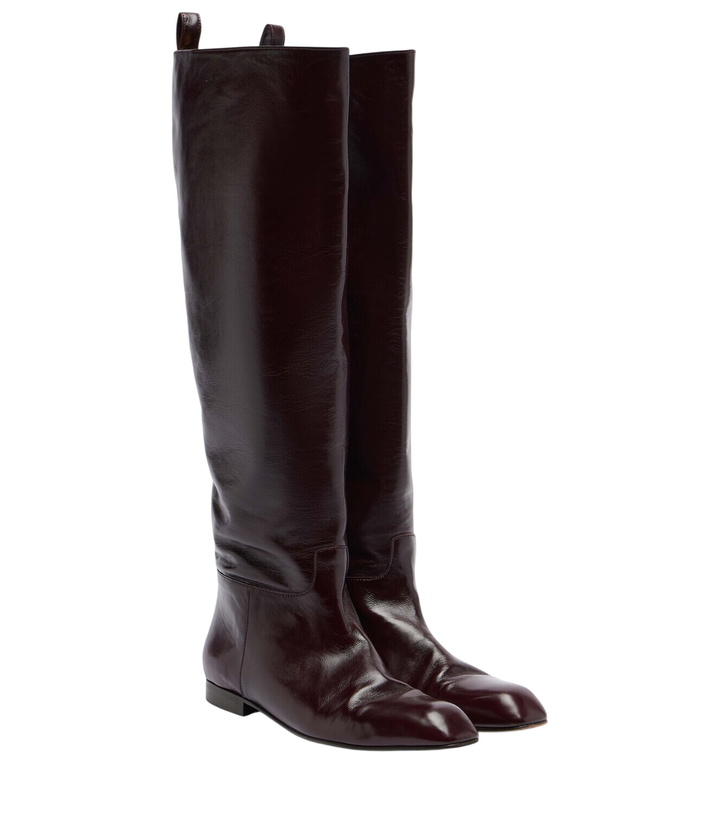 Photo: Khaite Colt leather knee-high boots