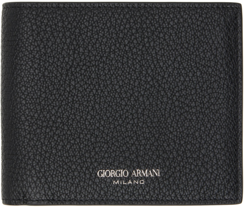 Photo: Giorgio Armani Black Bi-Fold Wallet