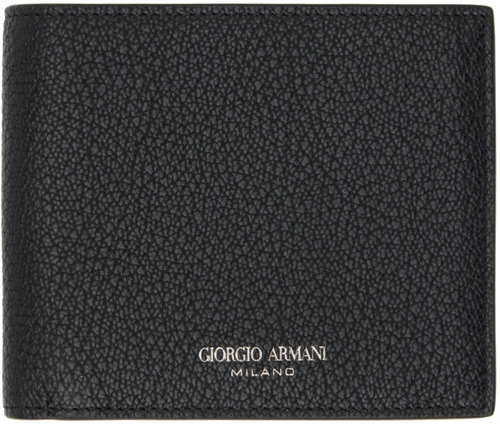 Photo: Giorgio Armani Black Bi-Fold Wallet