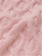 Séfr - Alain Cable-Knit Alpaca-Blend Sweater - Pink