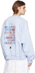 Juun.J Blue Niki Hare Edition Sweatshirt