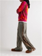 The Elder Statesman - Tie-Dyed Merino Wool and Cashmere-Blend Sweater - Pink