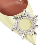 Amina Muaddi Begum satin slingback pumps