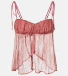 Bananhot Kendall lace crop top