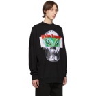 Palm Angels Black Alien Sweatshirt