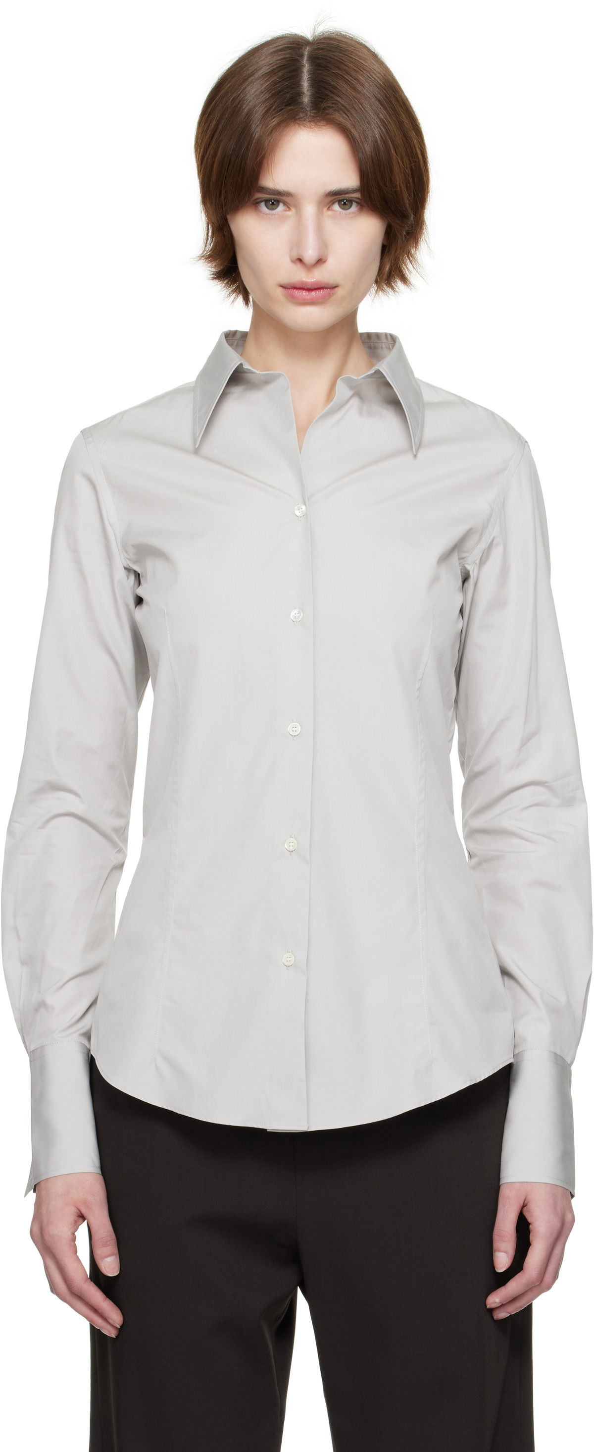 FLORE FLORE Gray Giulia Shirt