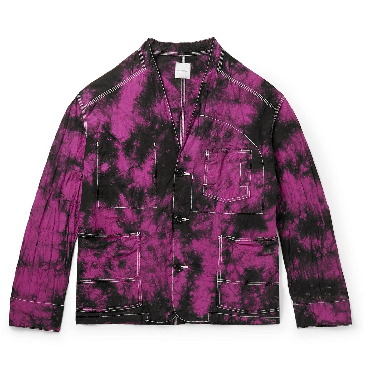 Photo: Sasquatchfabrix. - Tie-Dyed Nylon Jacket - Pink