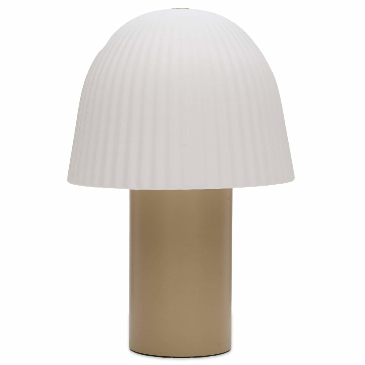 ferm LIVING Frill Portable Lamp in Cashmere/White 