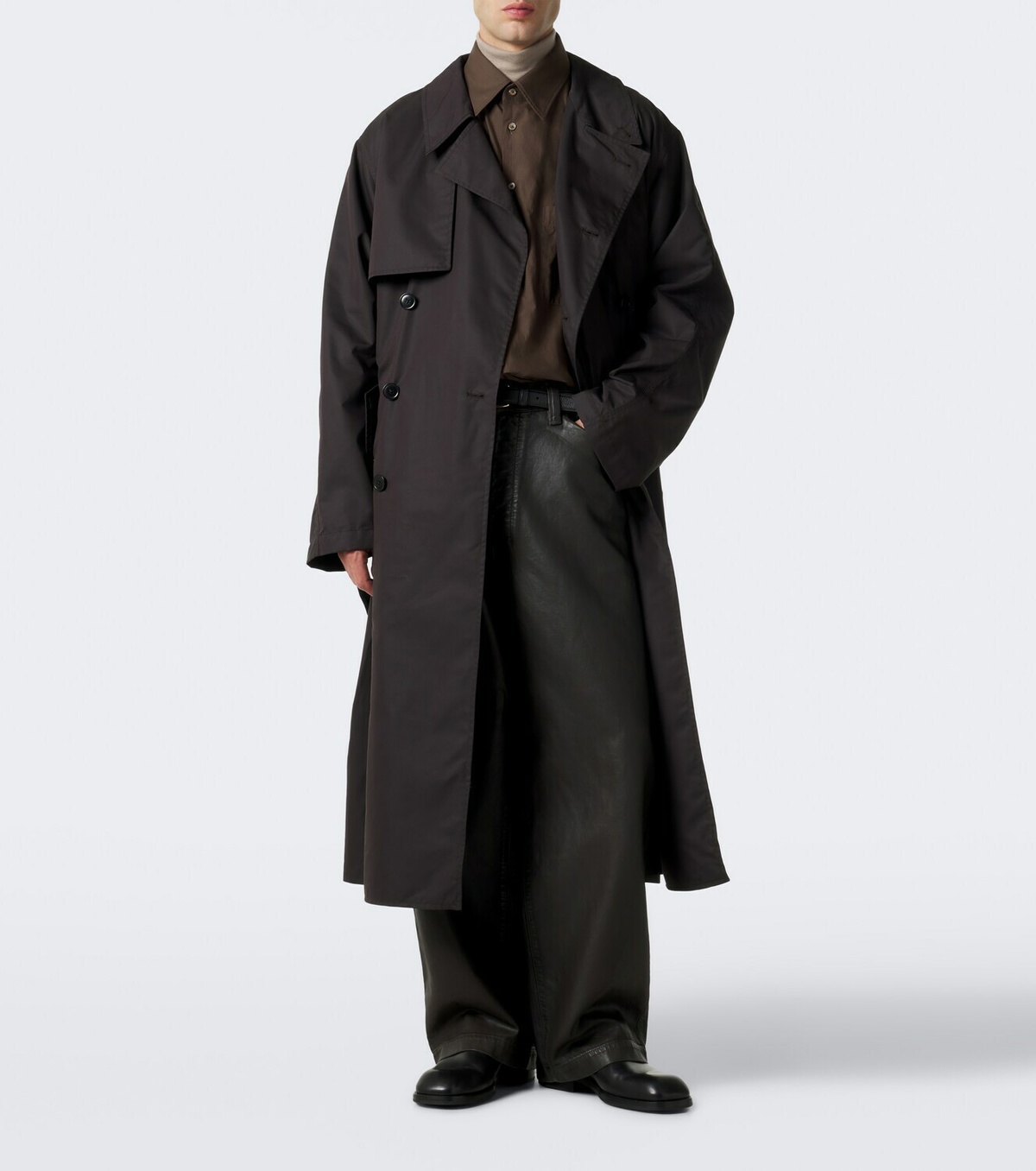 Lemaire Cotton-blend gabardine trench coat