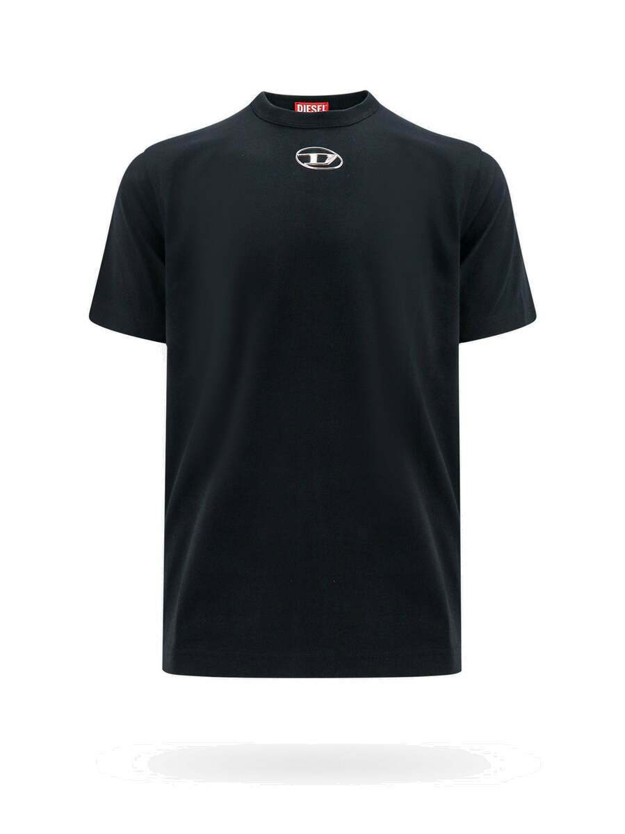 【DIESEL】 black cotton t-shirt （関税送料込） Diesel T-Just-OD Cotton T-shirt | Black | FARFETCH
