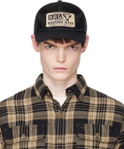 RRL Black Western Trucker Cap