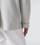 God's True Cashmere Cashmere blazer with amethyst