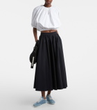 Roger Vivier Viv' suede-trimmed sneakers