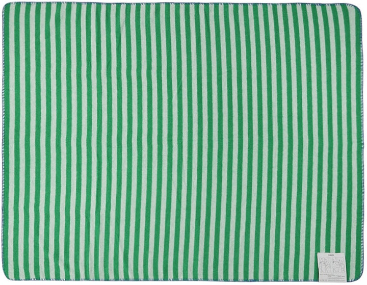 Photo: Sunnei SSENSE Exclusive Green Striped Blanket