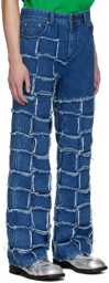 Andersson Bell Blue New Patchwork Jeans