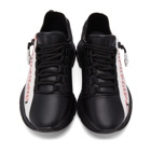 Givenchy Black Leather Spectre Zip Low Sneakers