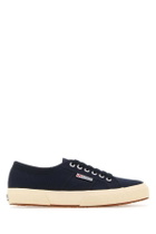 Superga Navy Blue Canvas 2750 Sneakers