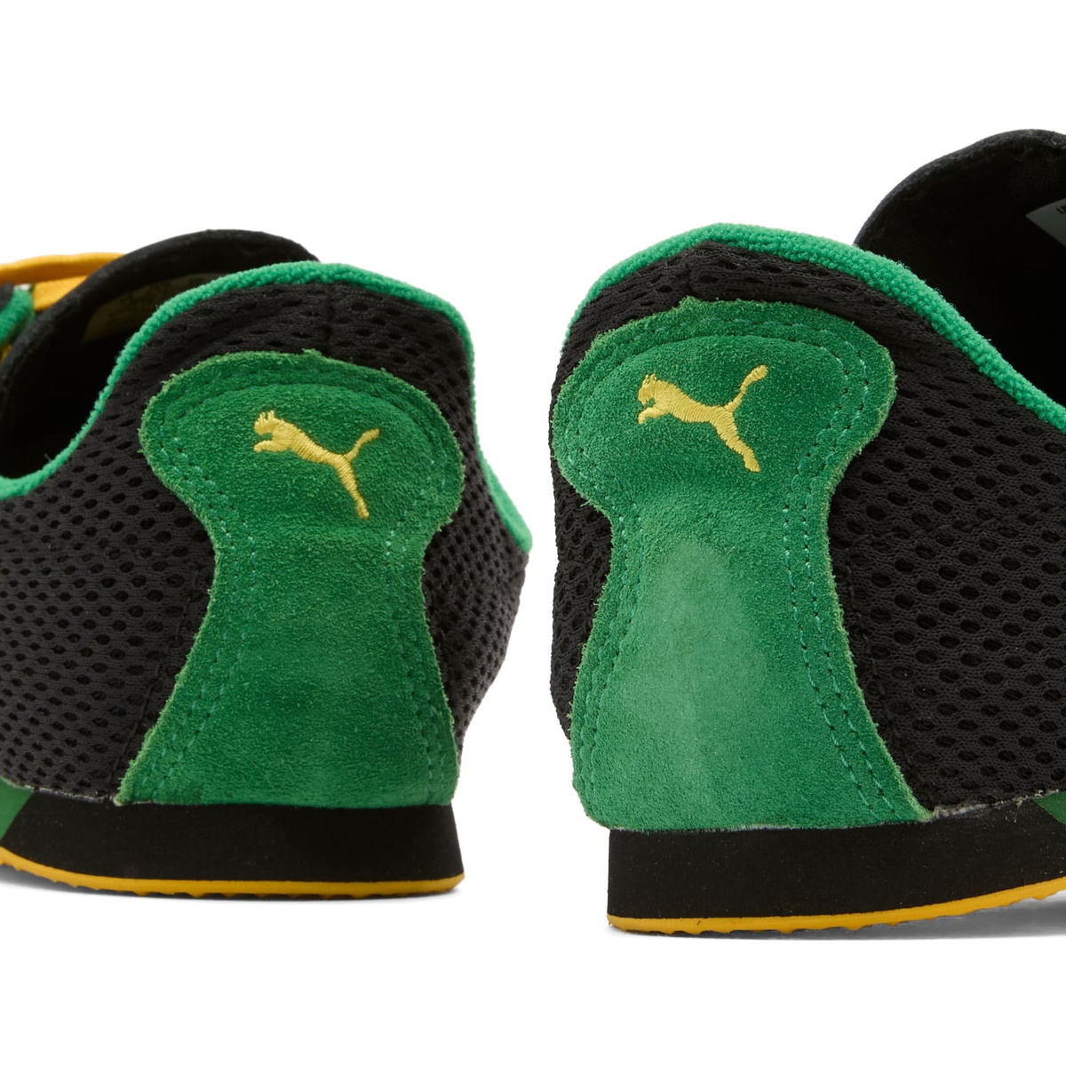 Puma H-Street Jamaica Sneaker in Black/Yellow Sizzle
