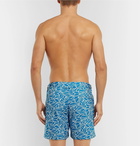 Orlebar Brown - Bulldog Mid-Length Printed Swim Shorts - Blue