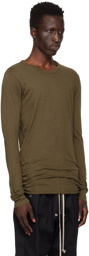 Rick Owens Khaki Porterville Basic Long Sleeve T-Shirt