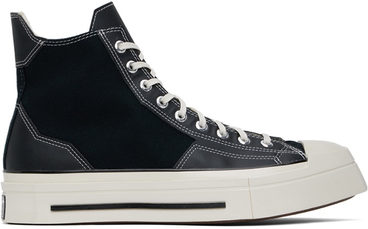 Photo: Converse Black Chuck 70 De Luxe Squared Sneakers
