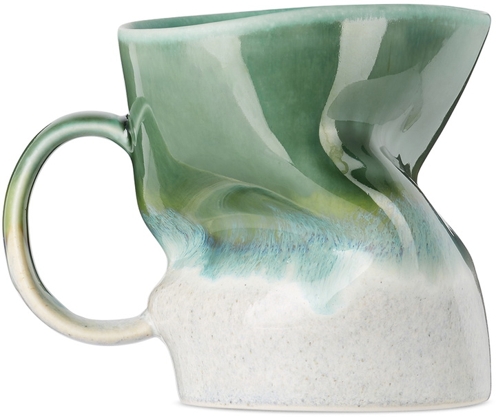 Photo: SGW Lab Green & Off-White Distorted GT021 Mug