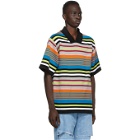 AGR SSENSE Exclusive Multicolor Striped Short Sleeve Sweater