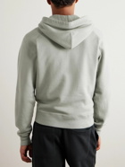 TOM FORD - Garment-Dyed Cotton-Jersey Hoodie - Green