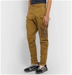 Nike - Undercover Tapered Logo-Print Cotton-Blend Trousers - Brown
