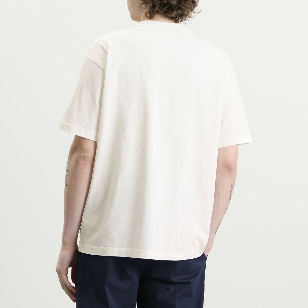 Drôle de Monsieur Men's Drôle Belissima T-shirt in Off White