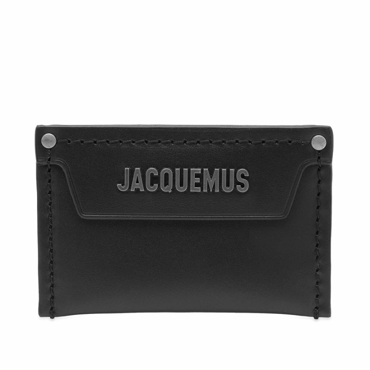 Photo: Jacquemus Men's Meunier Card Holder in Black