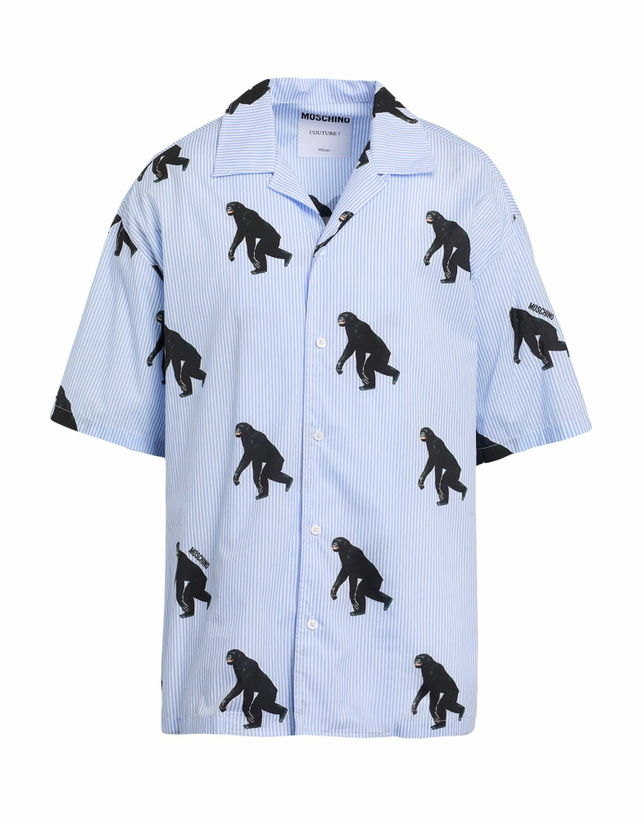 Photo: Moschino Couture Mens Shirt Sky in Blue