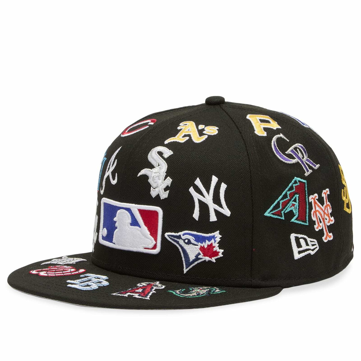 New Era Image MLB All Over 59Fifty Cap in Black