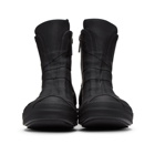 Rick Owens Black Rubber Performa High-Top Sneakers