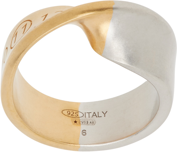 Maison Margiela Silver & Gold Star Ring Maison Margiela